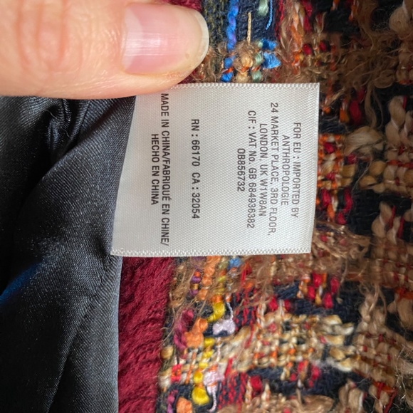 Anthropologie tweed autumn jacket - Picture 6 of 7